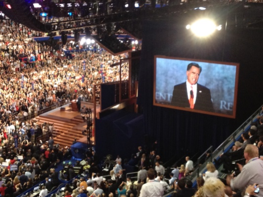 Closing night of 2012 Republican National Convention
