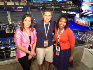 Morning crew at the 2012 DNC