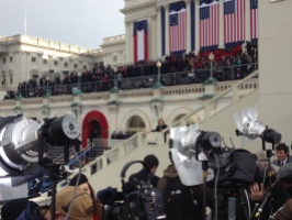 Field producing President Obama's second inauguration ceremony.